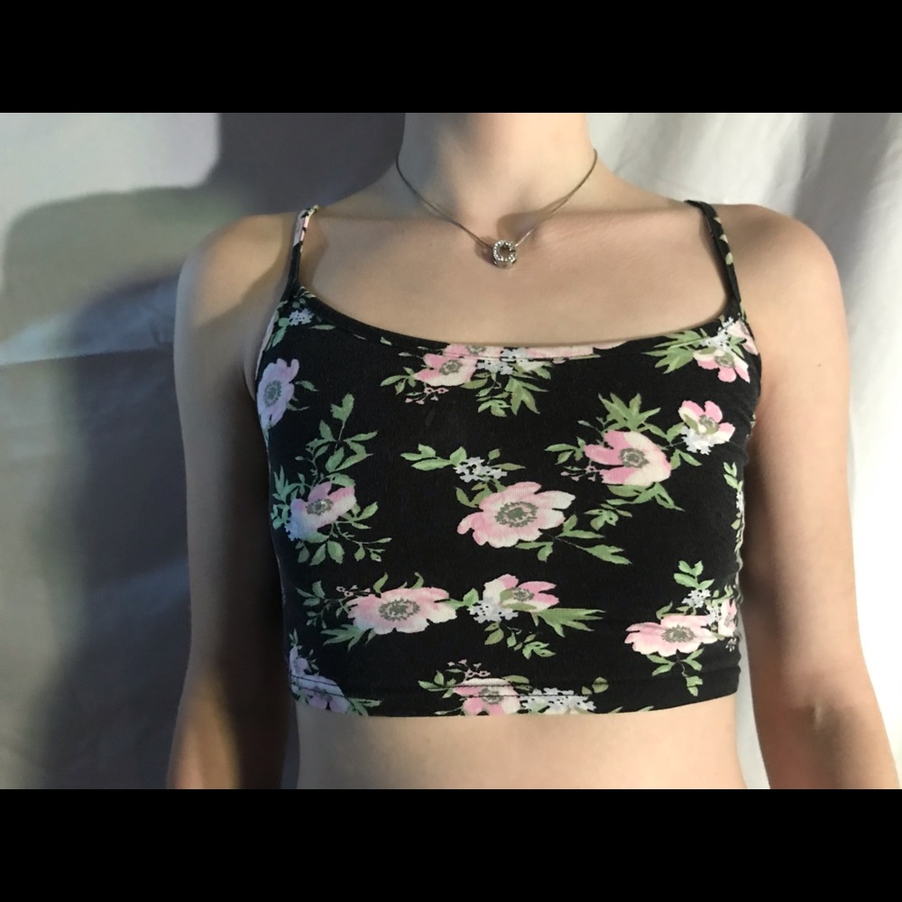 H&M Flower Crop Top